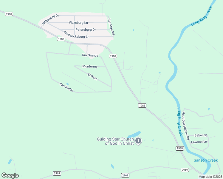 map of restaurants, bars, coffee shops, grocery stores, and more near 130 El Paso in Goodrich