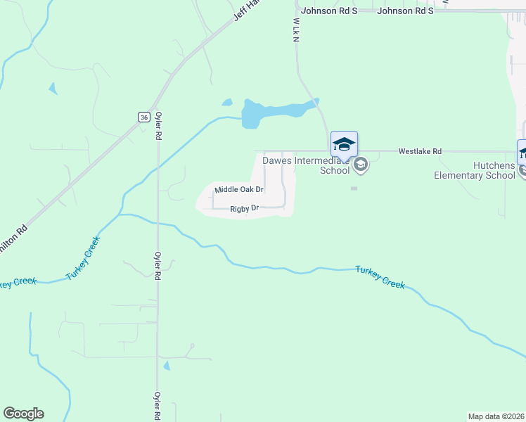 map of restaurants, bars, coffee shops, grocery stores, and more near 10703 Rigby Drive in Mobile