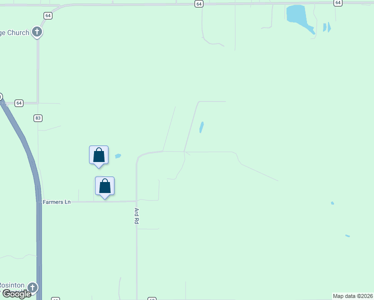 map of restaurants, bars, coffee shops, grocery stores, and more near 26858-26976 Ard Road in Robertsdale