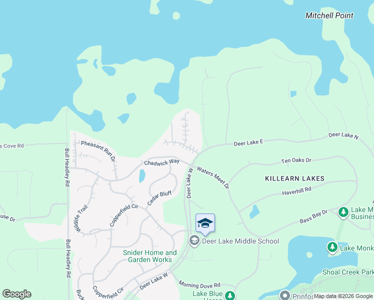 map of restaurants, bars, coffee shops, grocery stores, and more near 2029 Heatherbrook Drive in Tallahassee