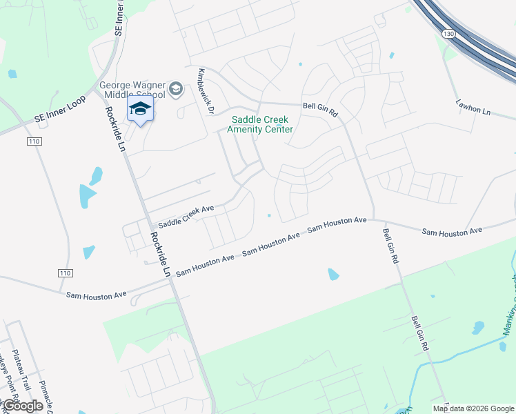 map of restaurants, bars, coffee shops, grocery stores, and more near 500 White Steppe Way in Georgetown