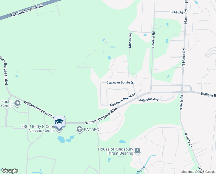 map of restaurants, bars, coffee shops, grocery stores, and more near 76151 Long Pond Loop in Yulee
