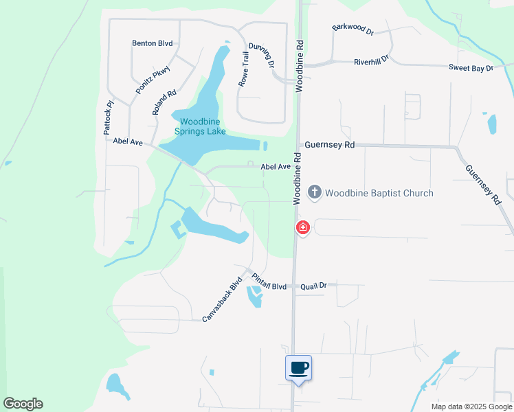 map of restaurants, bars, coffee shops, grocery stores, and more near 3325 Ballwood Lane in Pace