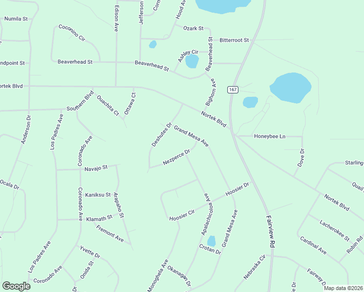 map of restaurants, bars, coffee shops, grocery stores, and more near 3150 Nezperce Drive in Alford