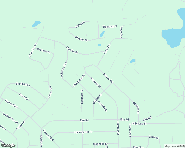 map of restaurants, bars, coffee shops, grocery stores, and more near Seminole Avenue in Marianna