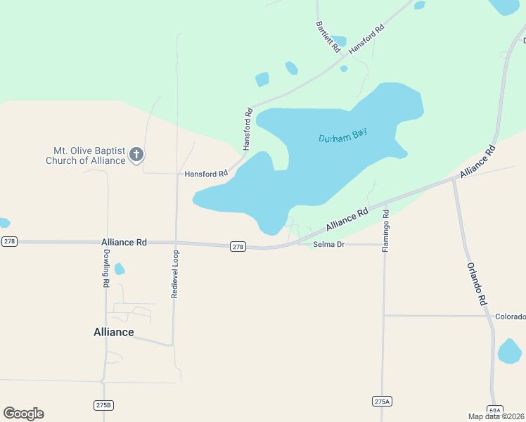map of restaurants, bars, coffee shops, grocery stores, and more near 5932 Alliance Road in Marianna
