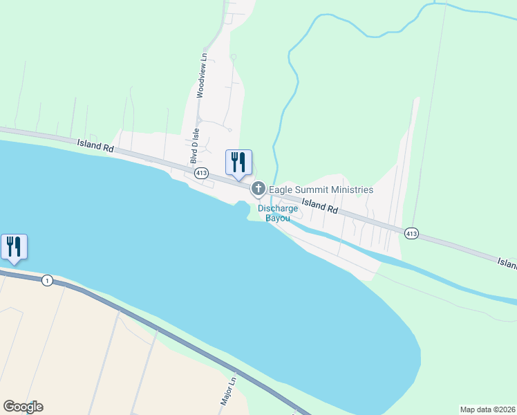 map of restaurants, bars, coffee shops, grocery stores, and more near 5231 Eula Lane in Jarreau