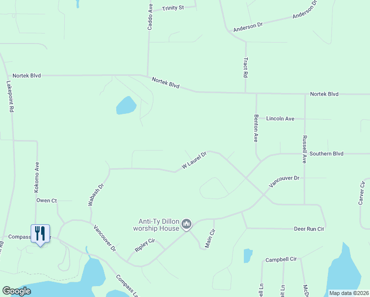 map of restaurants, bars, coffee shops, grocery stores, and more near Rocky Court in Alford