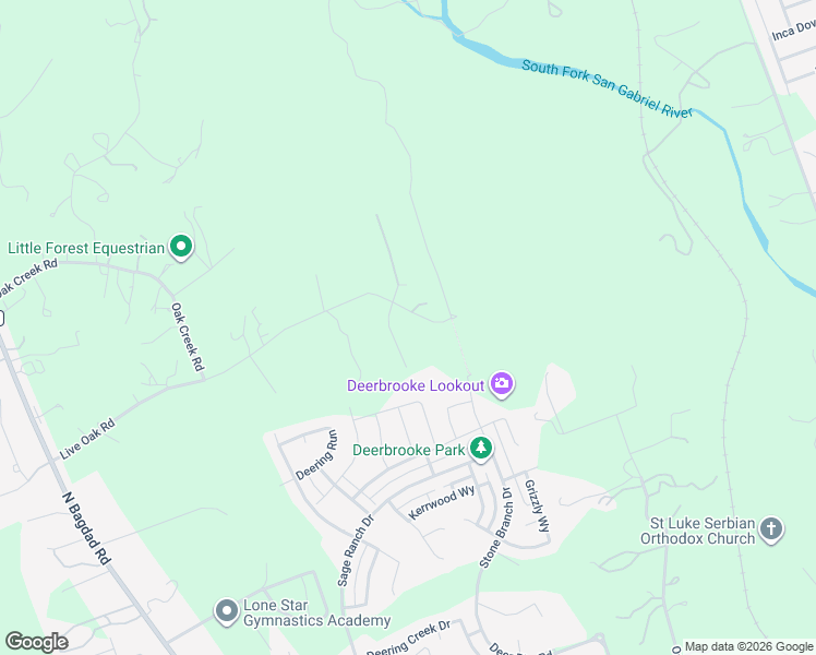 map of restaurants, bars, coffee shops, grocery stores, and more near 907 Live Oak Road in Leander