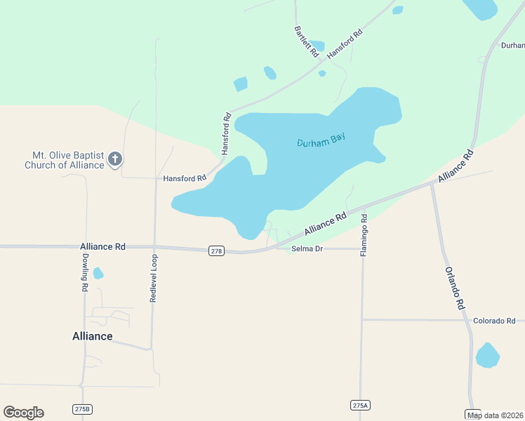map of restaurants, bars, coffee shops, grocery stores, and more near 5932 Alliance Road in Marianna