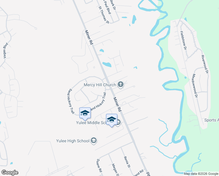 map of restaurants, bars, coffee shops, grocery stores, and more near 85537 Miner Rd in Yulee