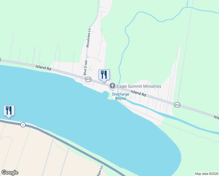 map of restaurants, bars, coffee shops, grocery stores, and more near 5231 Eula Lane in Jarreau