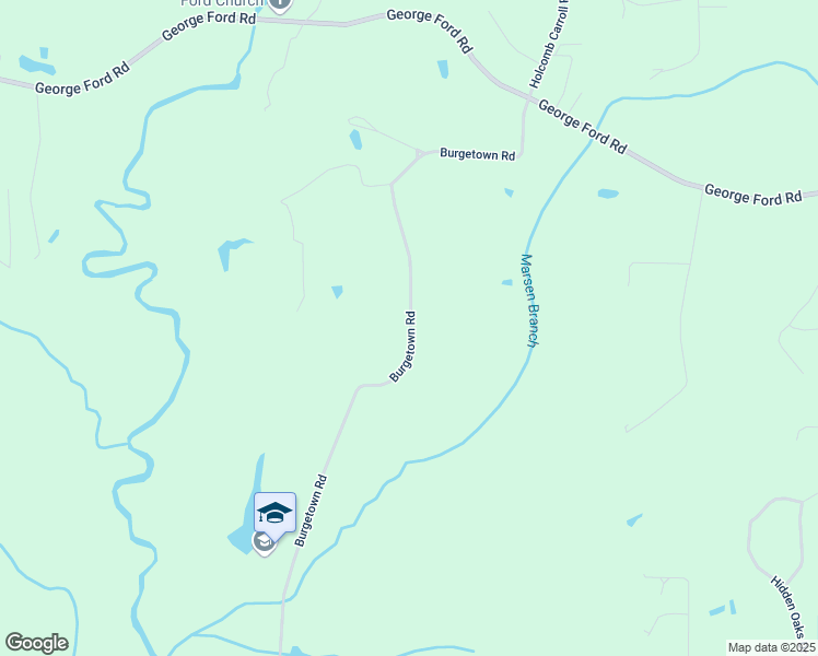 map of restaurants, bars, coffee shops, grocery stores, and more near 583 Burgetown Road in Carriere