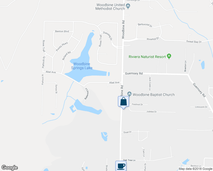 map of restaurants, bars, coffee shops, grocery stores, and more near 3299 Abel Avenue in Milton