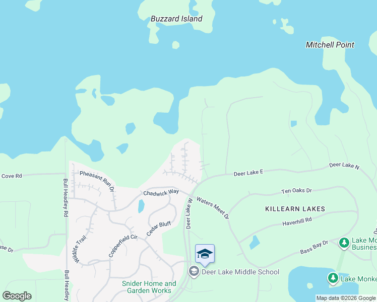 map of restaurants, bars, coffee shops, grocery stores, and more near 10032 Journeys End in Tallahassee