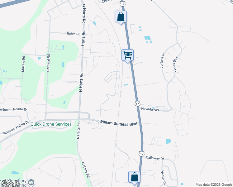 map of restaurants, bars, coffee shops, grocery stores, and more near 850683 U.S. 17 in Yulee