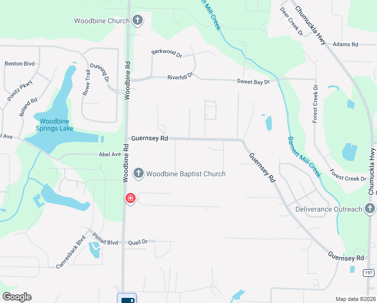 map of restaurants, bars, coffee shops, grocery stores, and more near 5033 Guernsey Rd in Pace