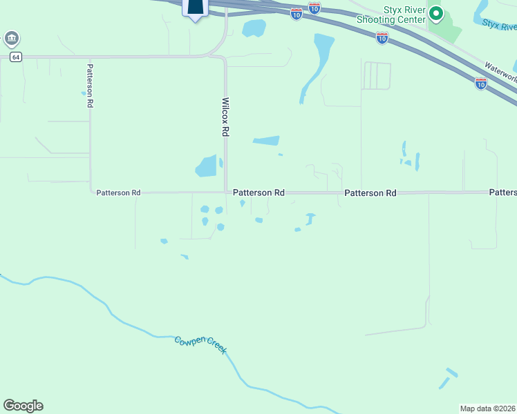 map of restaurants, bars, coffee shops, grocery stores, and more near 24150 Patterson Road in Robertsdale