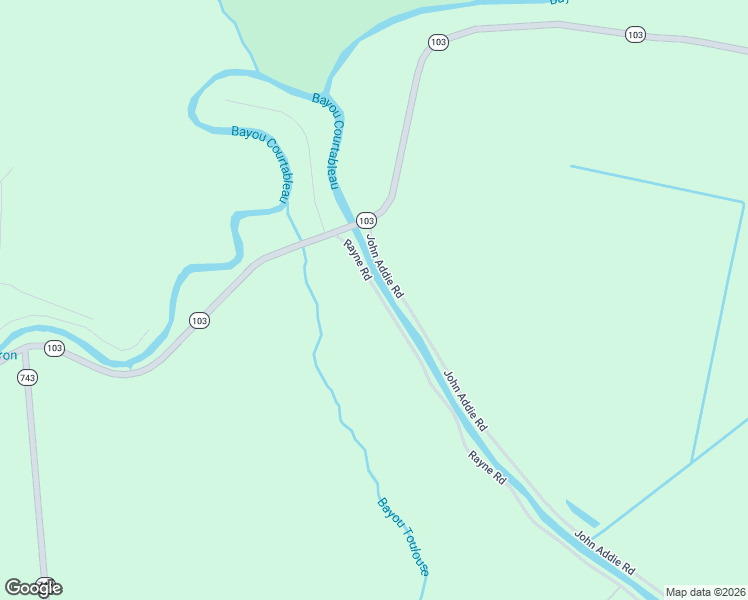 map of restaurants, bars, coffee shops, grocery stores, and more near 3797 Rayne Road in Port Barre