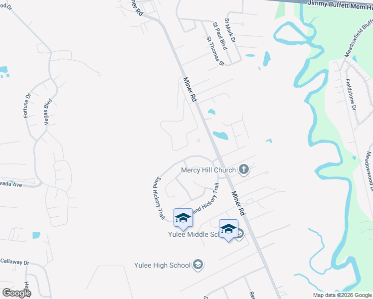 map of restaurants, bars, coffee shops, grocery stores, and more near 86065 Sand Hickory Trail in Yulee