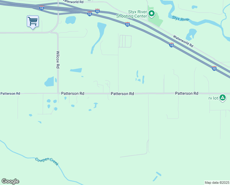 map of restaurants, bars, coffee shops, grocery stores, and more near 24347 Patterson Rd in Robertsdale