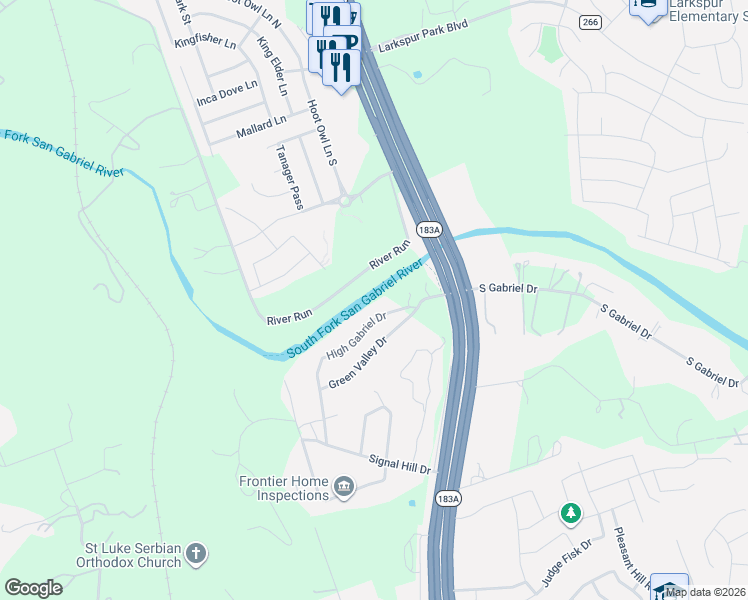 map of restaurants, bars, coffee shops, grocery stores, and more near 90 Skyview Terrace in Leander