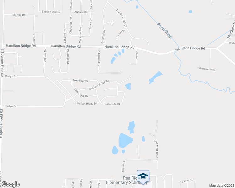 map of restaurants, bars, coffee shops, grocery stores, and more near 4958 Timber Ridge Drive in Milton