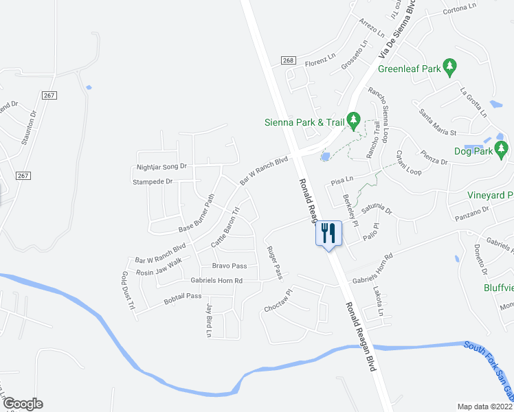 map of restaurants, bars, coffee shops, grocery stores, and more near 2248 alamar walk in Andice