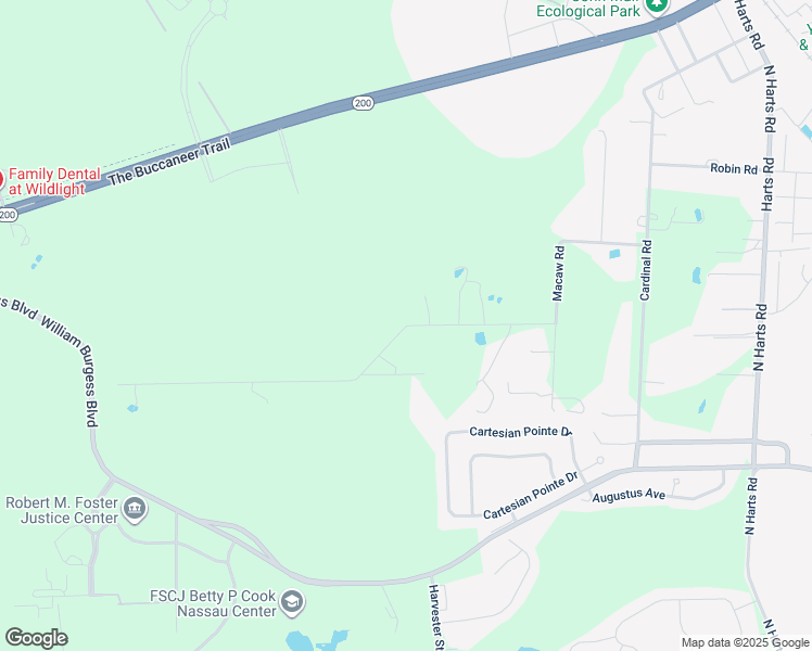 map of restaurants, bars, coffee shops, grocery stores, and more near Dove Road in Yulee