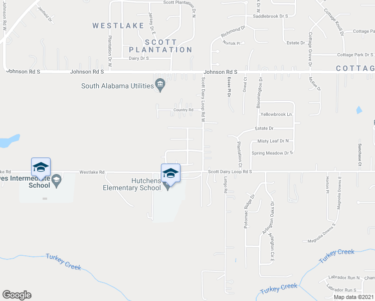 map of restaurants, bars, coffee shops, grocery stores, and more near 9999 Summer Woods Drive in Mobile