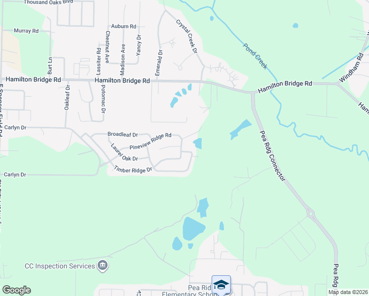 map of restaurants, bars, coffee shops, grocery stores, and more near 5015 Brookside Drive in Milton