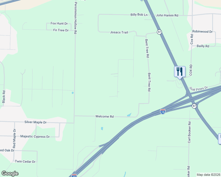 map of restaurants, bars, coffee shops, grocery stores, and more near 5073 Pine Berry Road in Milton