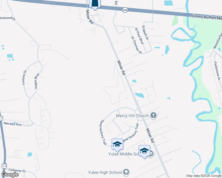 map of restaurants, bars, coffee shops, grocery stores, and more near 86001 Turk Lane in Yulee