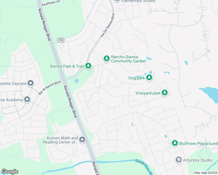 map of restaurants, bars, coffee shops, grocery stores, and more near 425 Rancho Sienna Loop in Georgetown