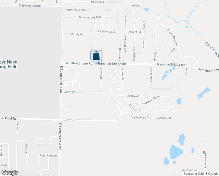 map of restaurants, bars, coffee shops, grocery stores, and more near 5028 Potomac Drive in Milton