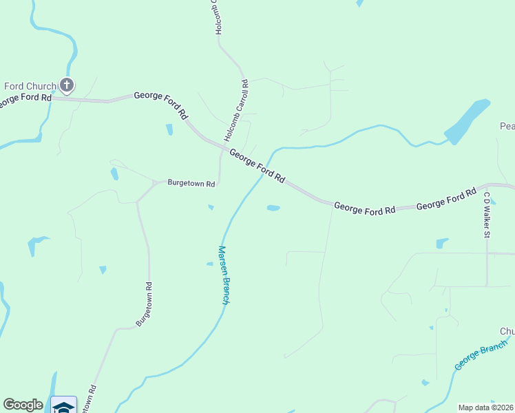 map of restaurants, bars, coffee shops, grocery stores, and more near 468 George Ford Road in Carriere