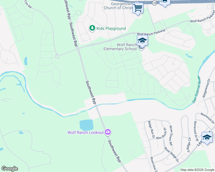 map of restaurants, bars, coffee shops, grocery stores, and more near 706 River Down Road in Georgetown