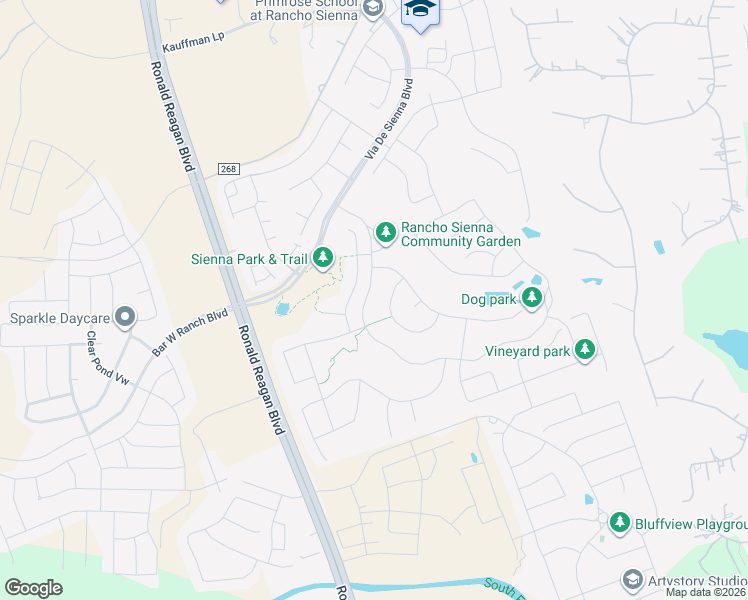 map of restaurants, bars, coffee shops, grocery stores, and more near 321 Rancho Sienna Loop in Georgetown