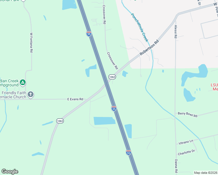 map of restaurants, bars, coffee shops, grocery stores, and more near Interstate 55 in Independence