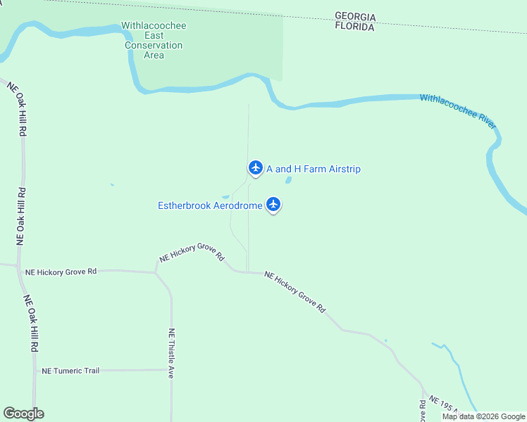 map of restaurants, bars, coffee shops, grocery stores, and more near 281 Northeast Willowrun Way in Pinetta