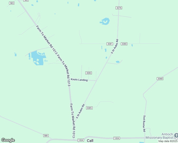 map of restaurants, bars, coffee shops, grocery stores, and more near County Road 3083 in Call