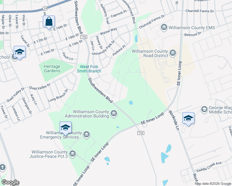 map of restaurants, bars, coffee shops, grocery stores, and more near 103 Dodge Road in Georgetown