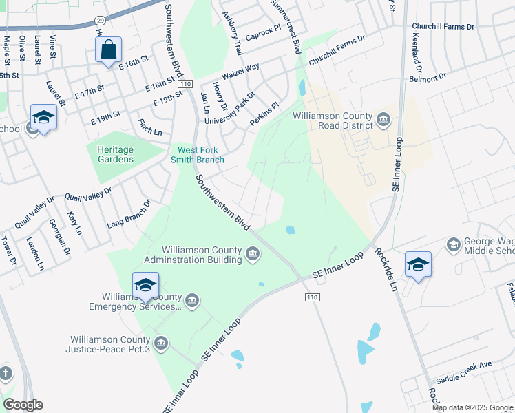 map of restaurants, bars, coffee shops, grocery stores, and more near 103 Dodge Road in Georgetown