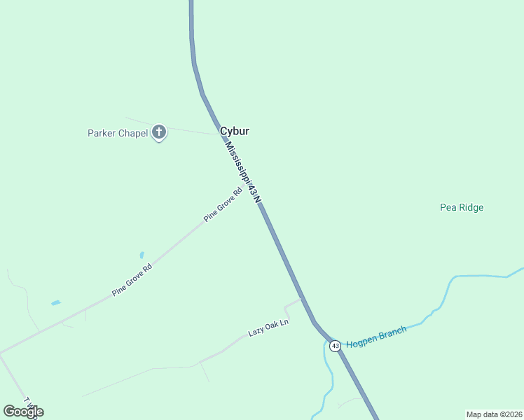 map of restaurants, bars, coffee shops, grocery stores, and more near 4603 Mississippi 43 in Picayune