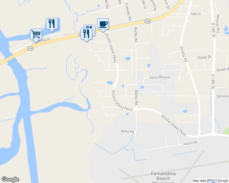 map of restaurants, bars, coffee shops, grocery stores, and more near in Nassau County