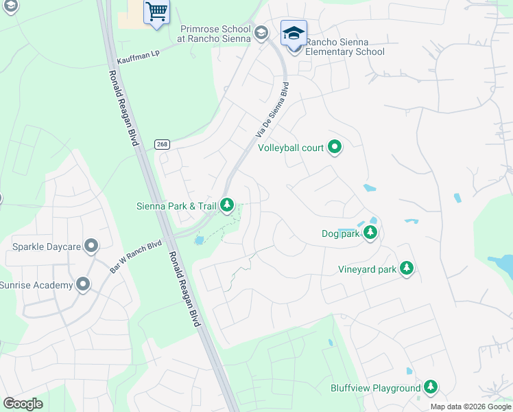 map of restaurants, bars, coffee shops, grocery stores, and more near 101 Pienza Drive in Georgetown
