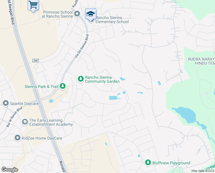 map of restaurants, bars, coffee shops, grocery stores, and more near 109 Fatorria Cove in Georgetown