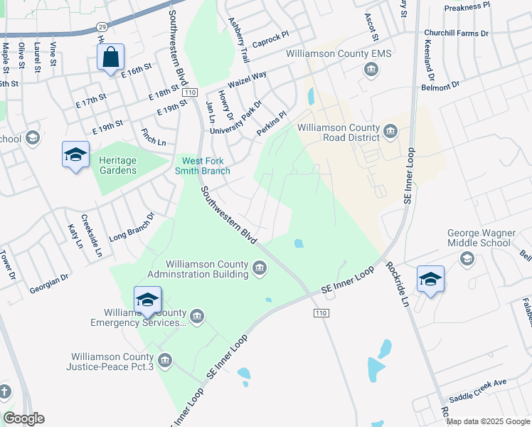 map of restaurants, bars, coffee shops, grocery stores, and more near 103 Dodge Road in Georgetown