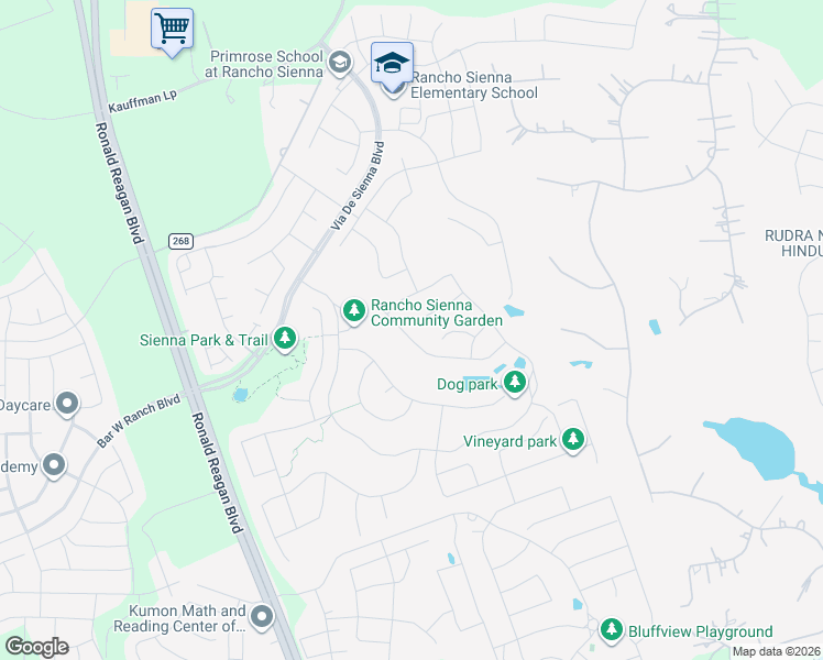 map of restaurants, bars, coffee shops, grocery stores, and more near 172 Santa Maria Street in Georgetown