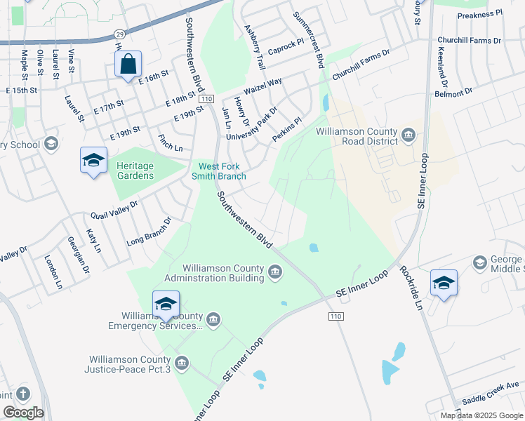 map of restaurants, bars, coffee shops, grocery stores, and more near 103 Dodge Road in Georgetown